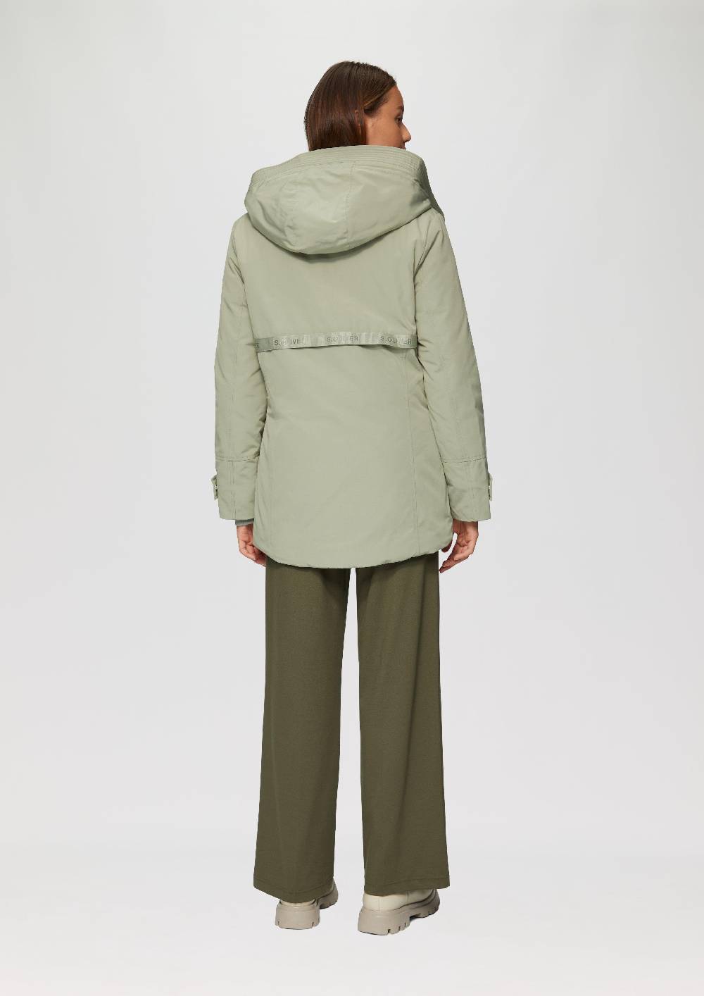 S.Oliver Sportive Jacke Mit Leichter Wattierung Und Logo-Tape