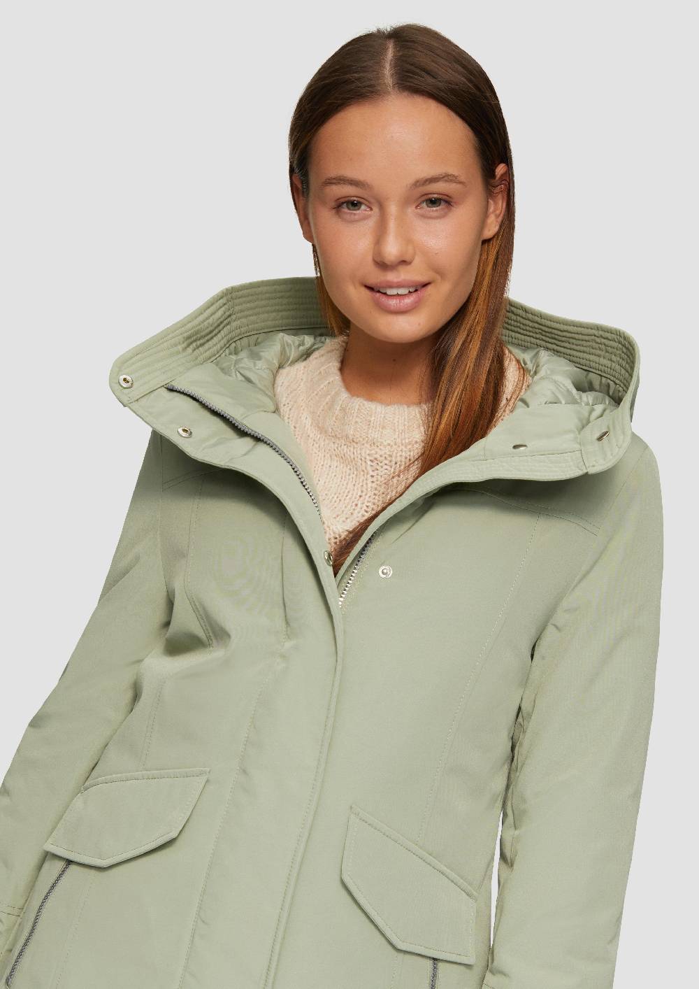 S.Oliver Sportive Jacke Mit Leichter Wattierung Und Logo-Tape