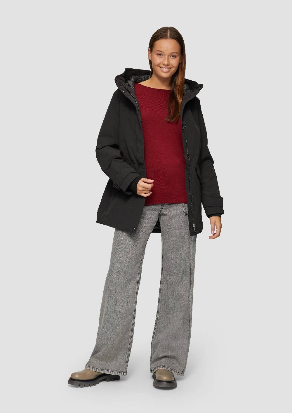 S.Oliver Sportive Jacke Mit Leichter Wattierung Und Logo-Tape