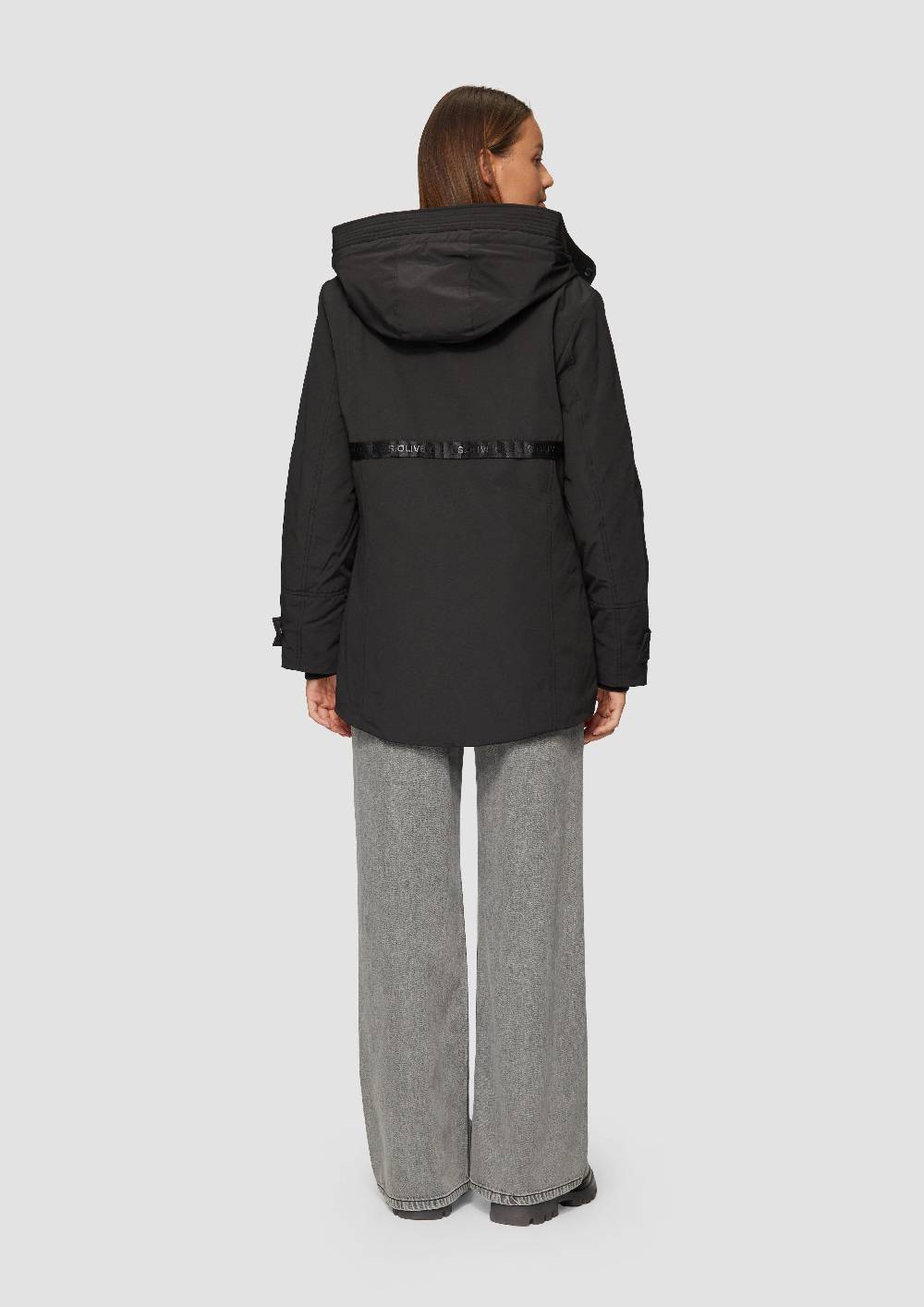 S.Oliver Sportive Jacke Mit Leichter Wattierung Und Logo-Tape