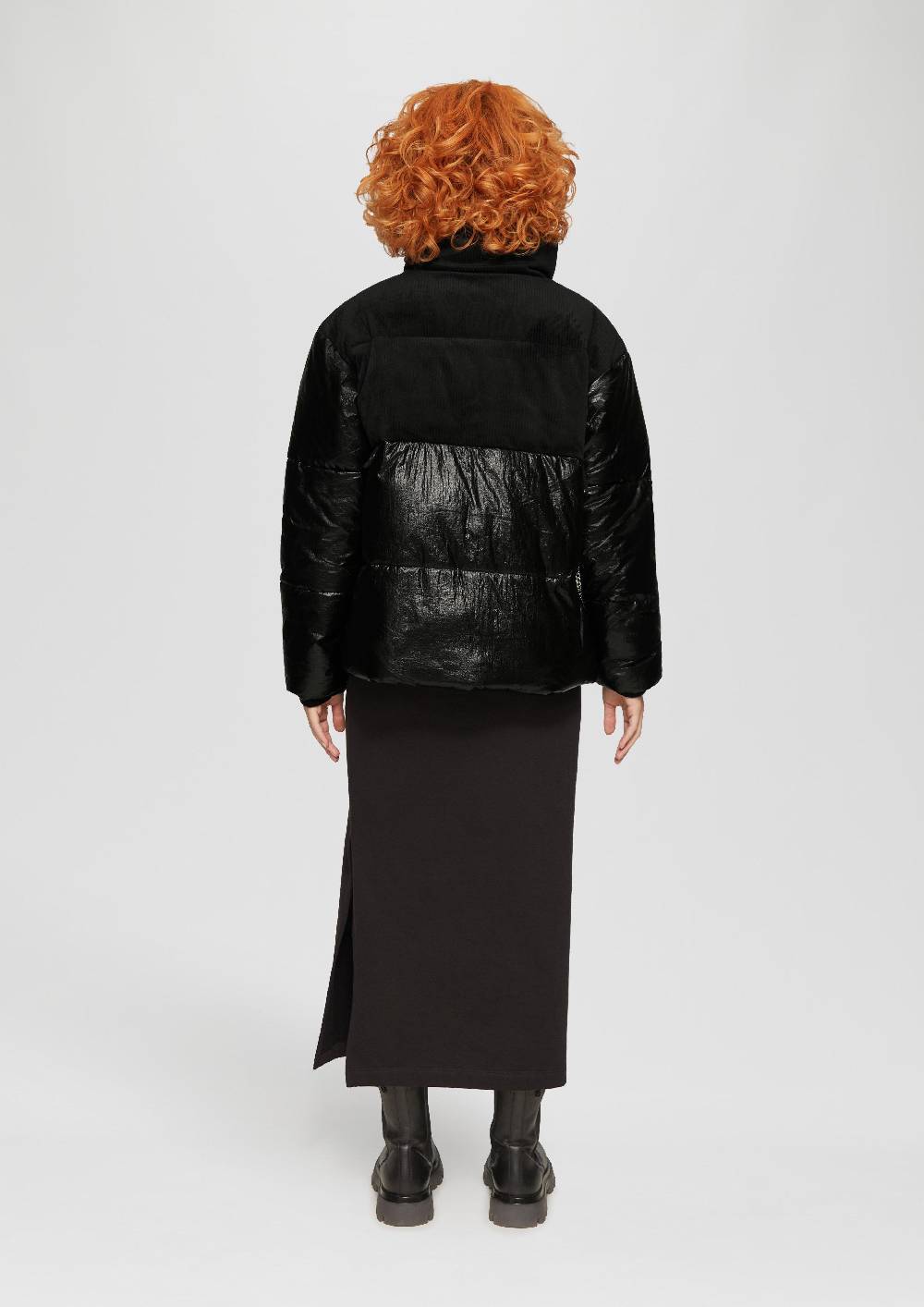 S.Oliver Steppjacke Im Fabricmix Mit Abnehmbarer Tasche