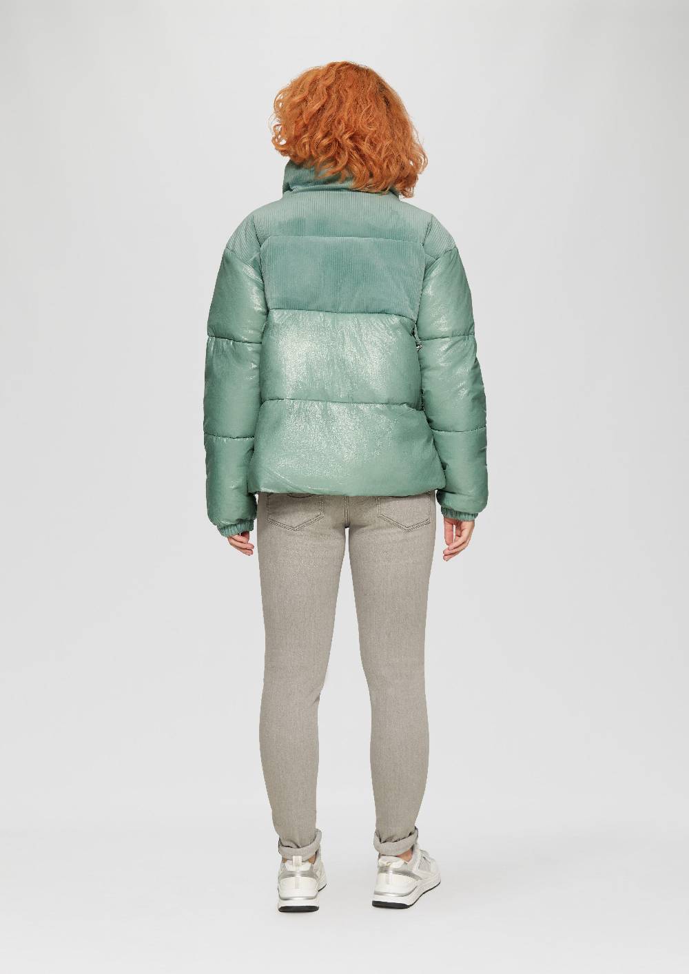 S.Oliver Steppjacke Im Fabricmix Mit Abnehmbarer Tasche