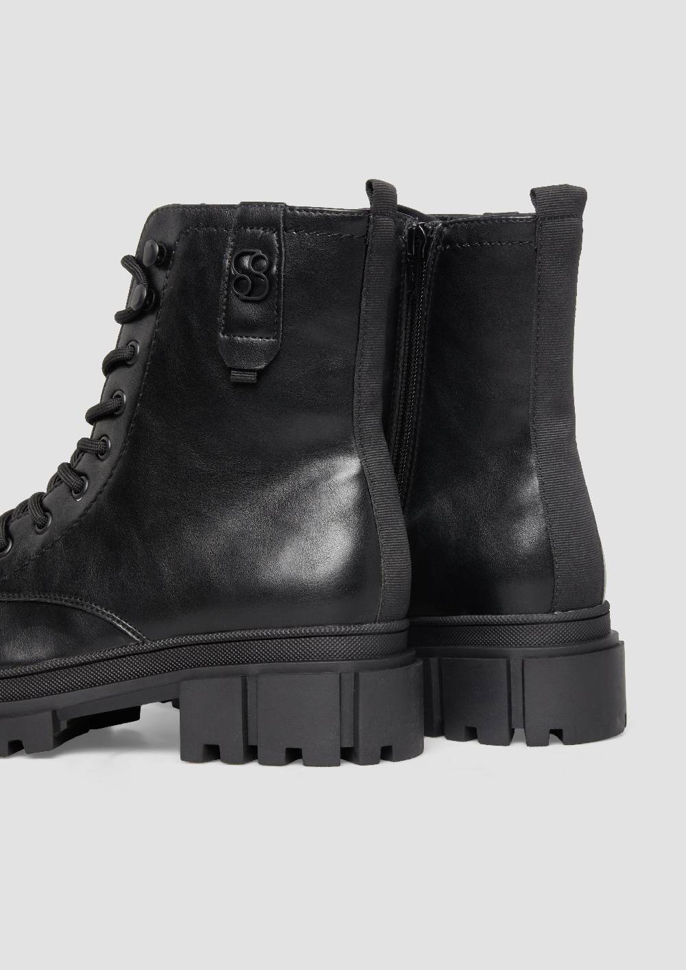 S.Oliver Stiefeletten Mit Schnürung Und Reißverschluss