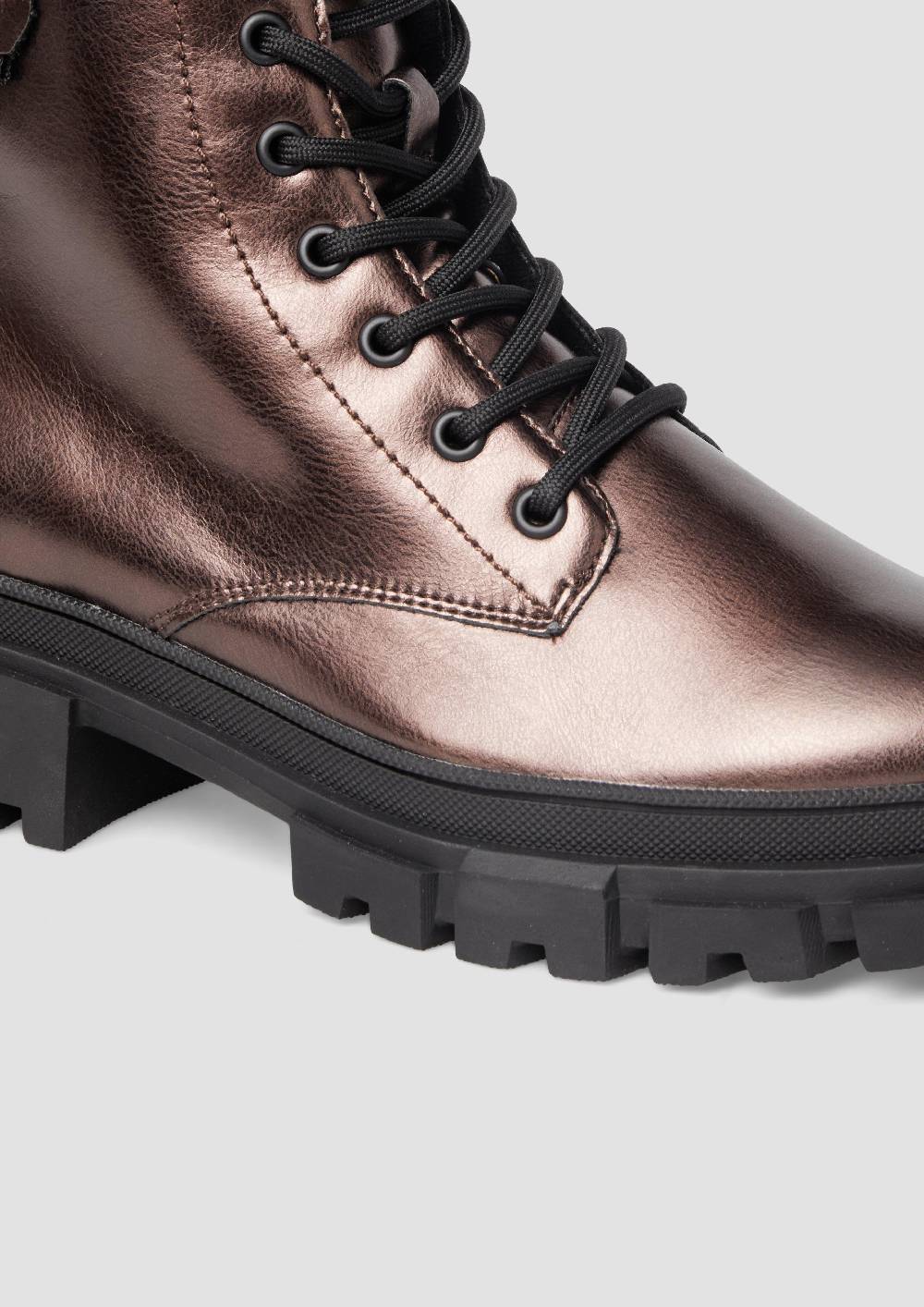 S.Oliver Stiefeletten Mit Schnürung Und Reißverschluss