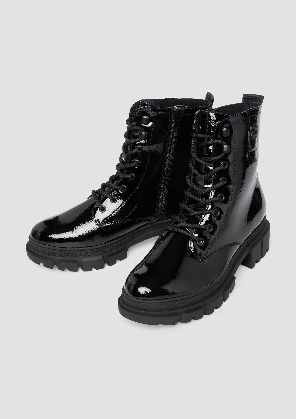 S.Oliver Stiefeletten Mit Schnürung Und Reißverschluss