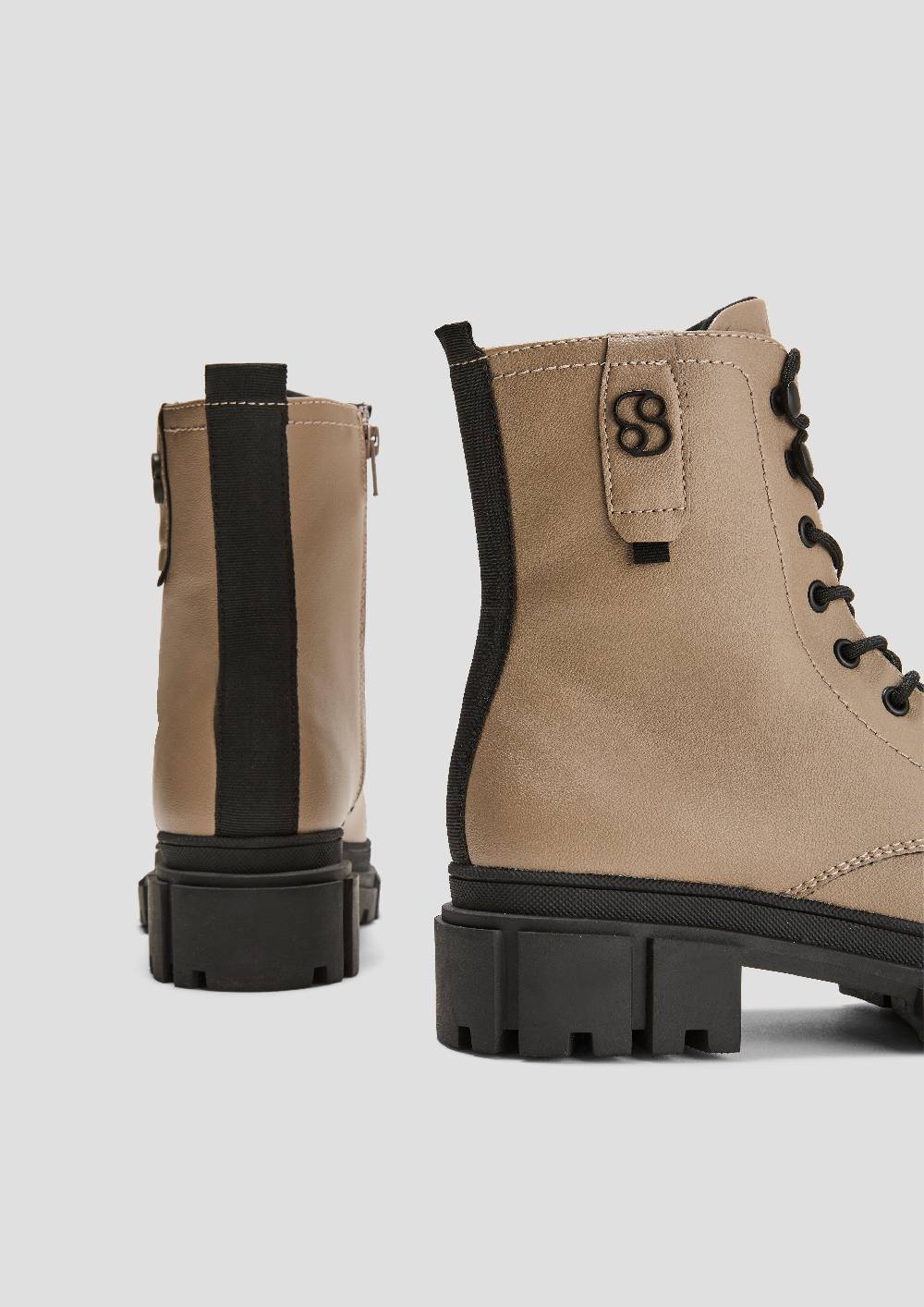 S.Oliver Stiefeletten Mit Schnürung Und Reißverschluss