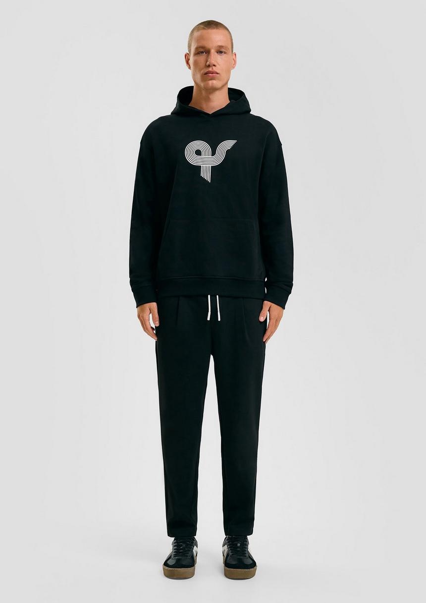 S.Oliver STREETS Kapsel Hoodie Aus Schwerer Baumwolle Mit Logodruck
