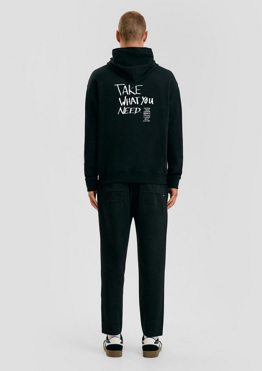 S.Oliver STREETS Kapsel Sweatshirt Aus Schwerer Baumwolle Mit Front- Und Rückenprint