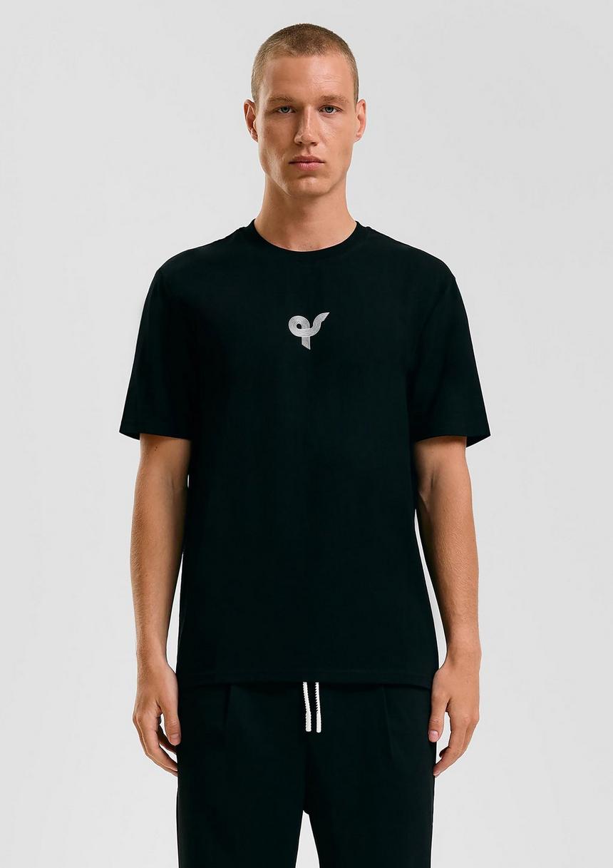 S.Oliver STREETS Kapsel T-Shirt Aus Schwerer Baumwolle Mit Logo- Und Rückenprint