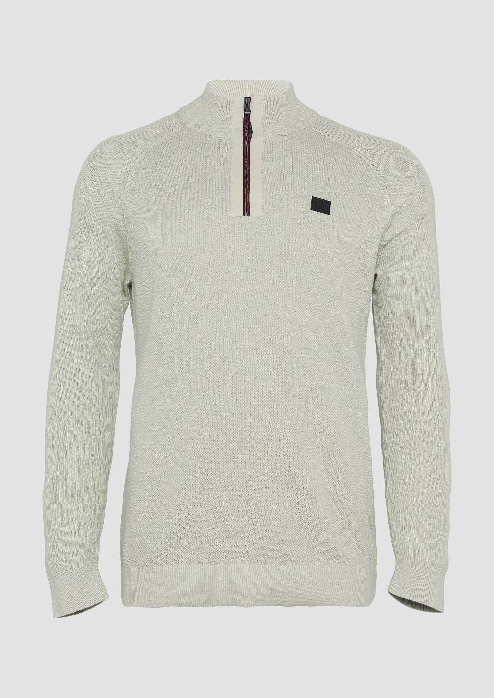 S.Oliver Strickpullover Mit Hochgeschlossenem Kragen