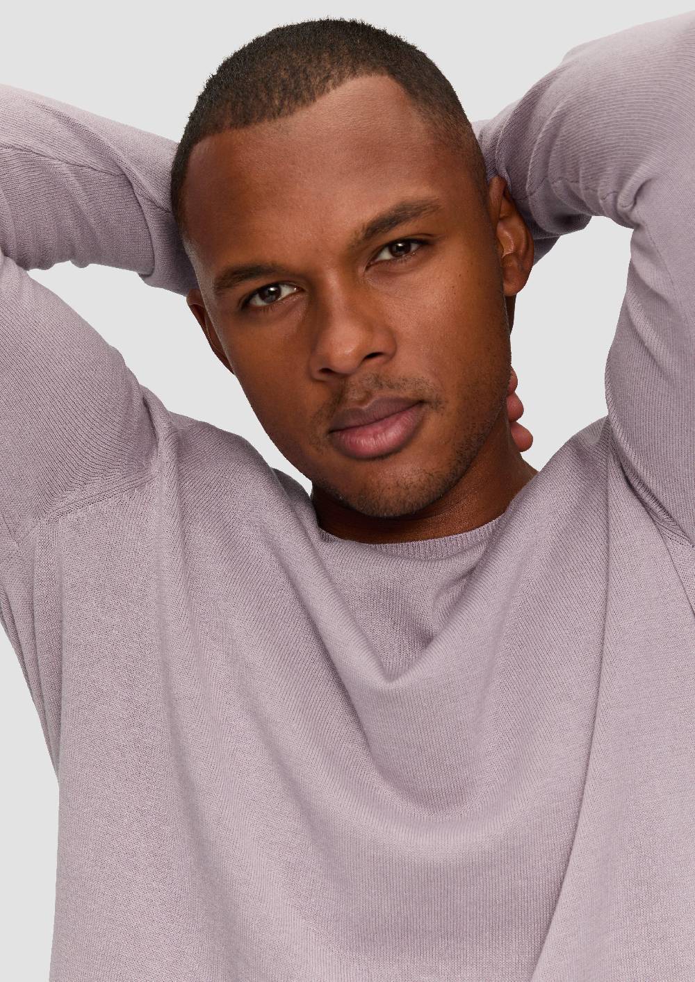 S.Oliver Strickpullover Mit Rollsaum Und Wascheffekt