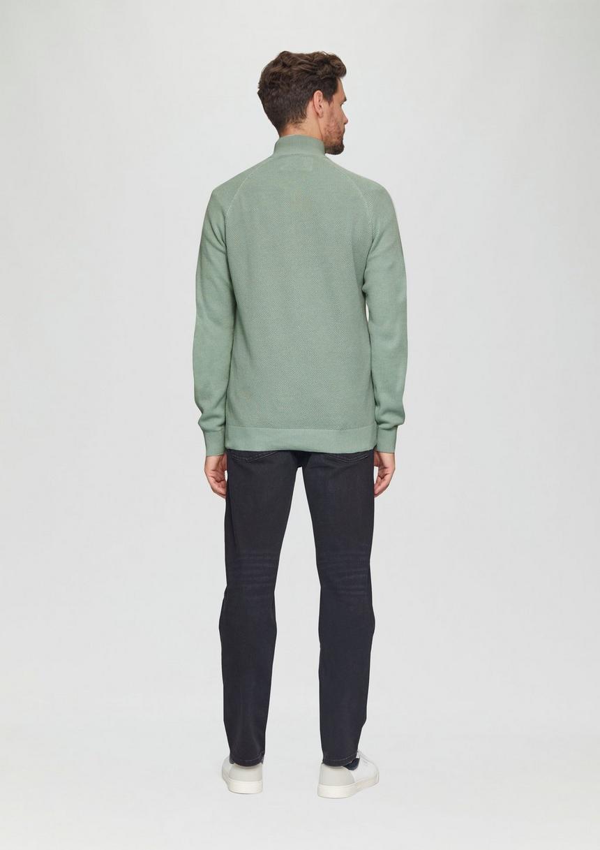 S.Oliver Strickpullover Mit Troyer-Kragen Und Strukturmix