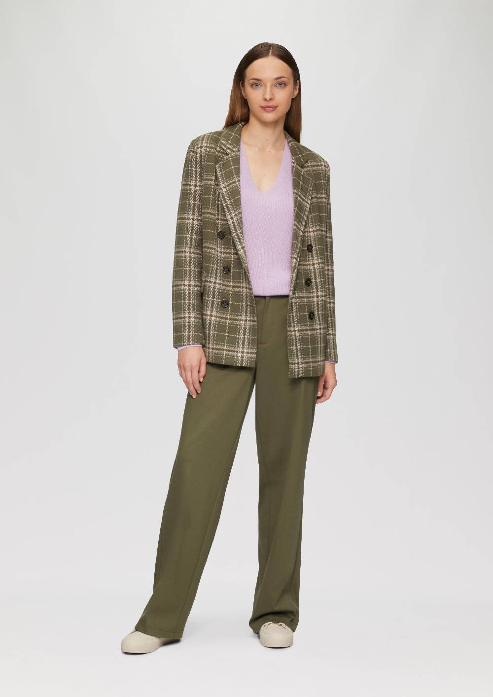 S.Oliver Strickpullover Mit V-Ausschnitt Und Raglan-Ärmeln