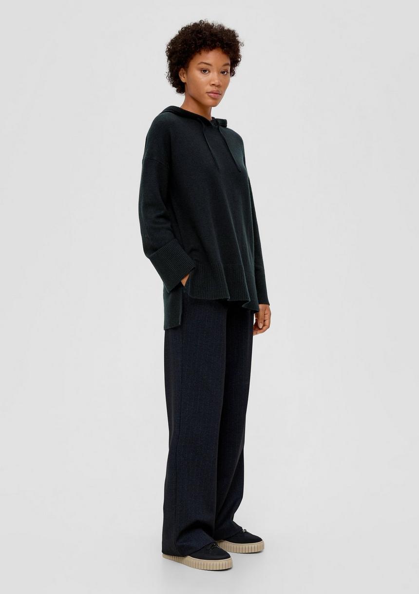 S.Oliver Strickpullover Mit Verlängertem Rückensaum