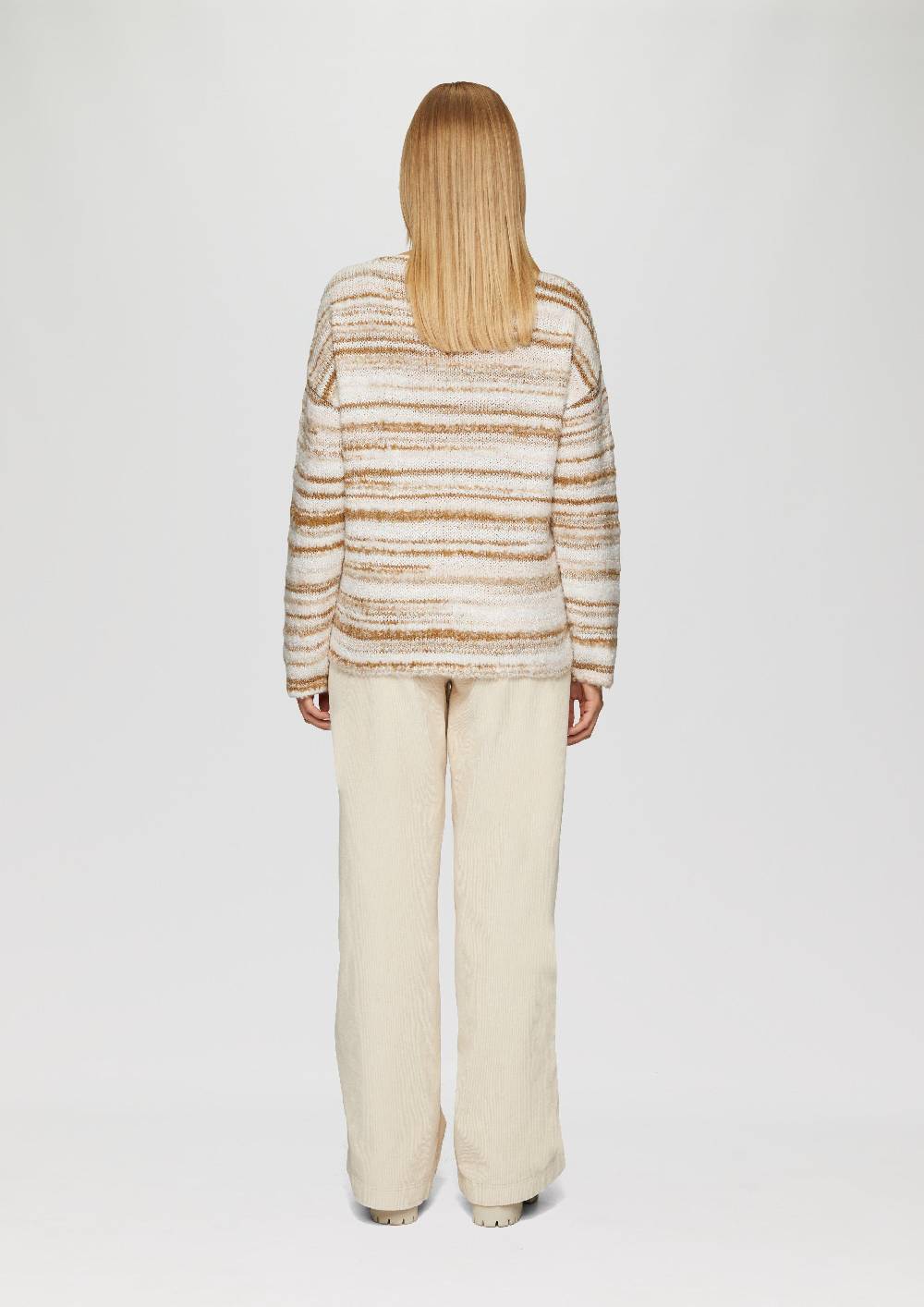 S.Oliver Strukturierter Relaxed Fit-Pullover Mit überschnittenen Schultern