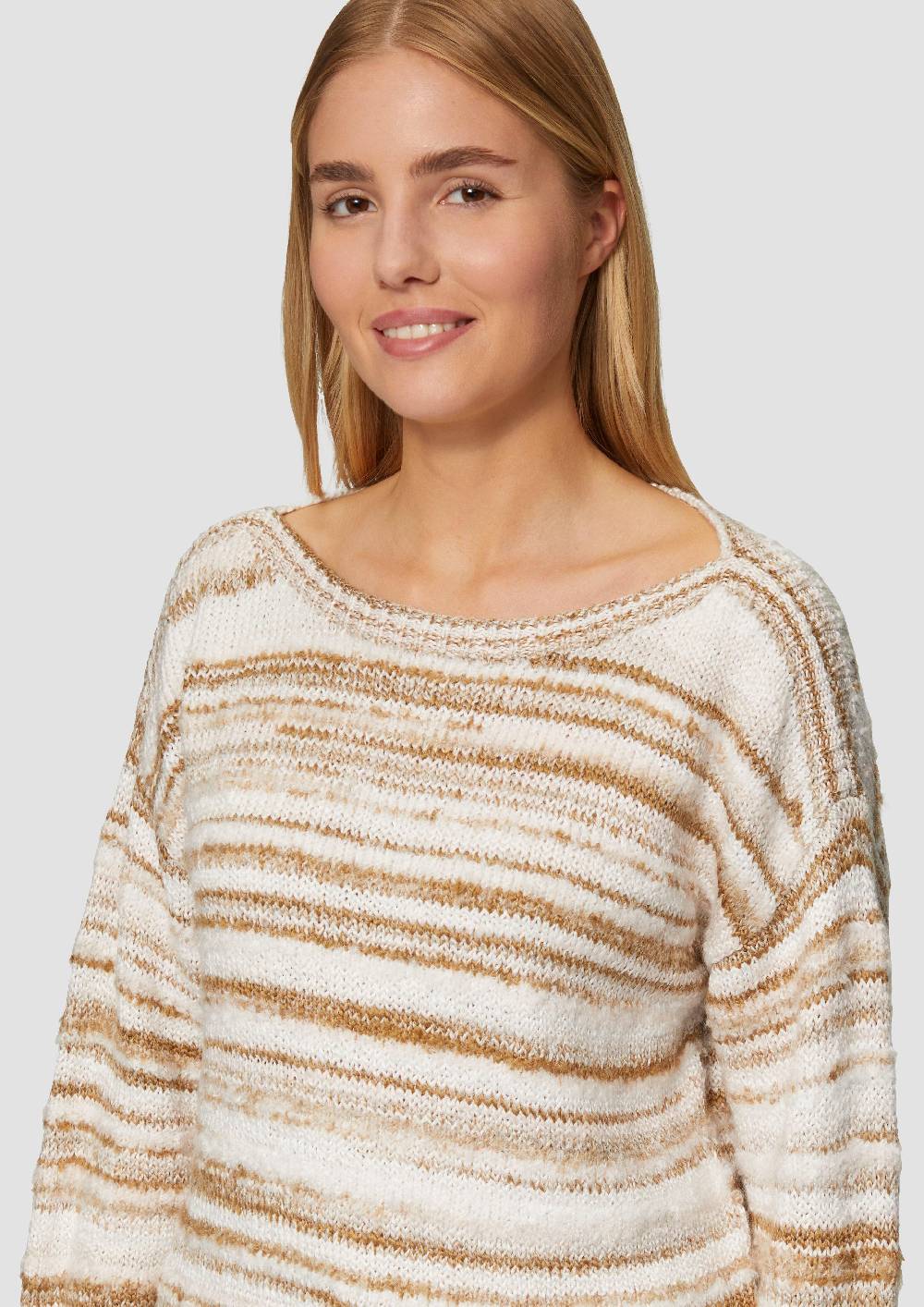 S.Oliver Strukturierter Relaxed Fit-Pullover Mit überschnittenen Schultern