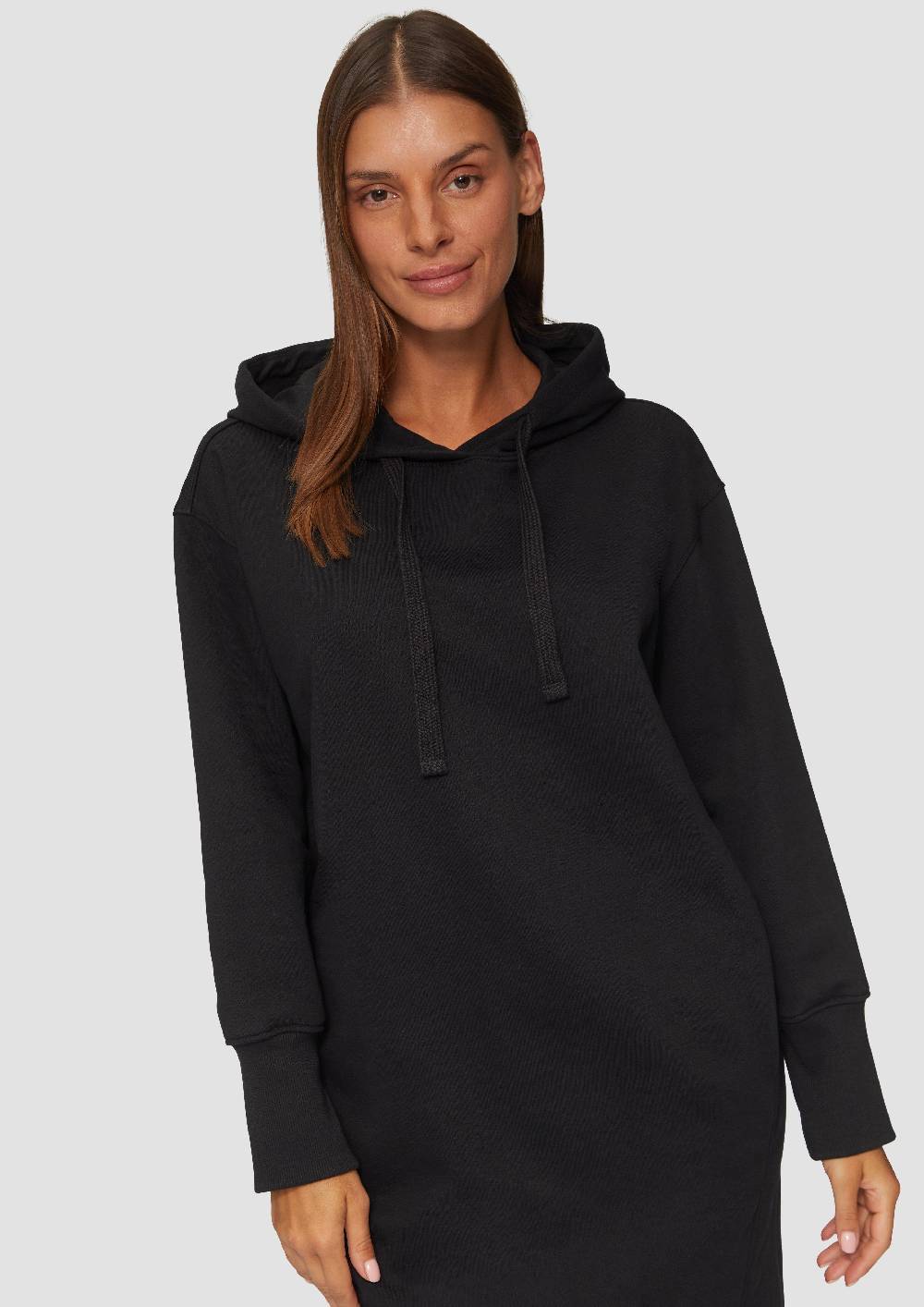 S.Oliver Sweatkleid Mit Eingrifftaschen Und Vorgesetzter Seitennaht