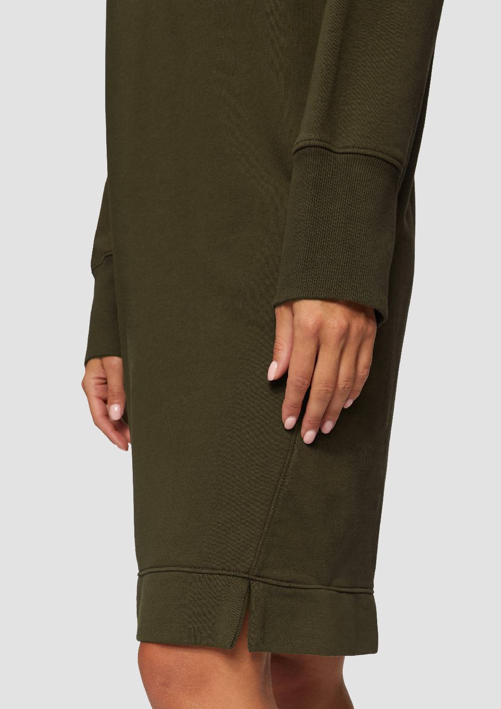 S.Oliver Sweatkleid Mit Eingrifftaschen Und Vorgesetzter Seitennaht