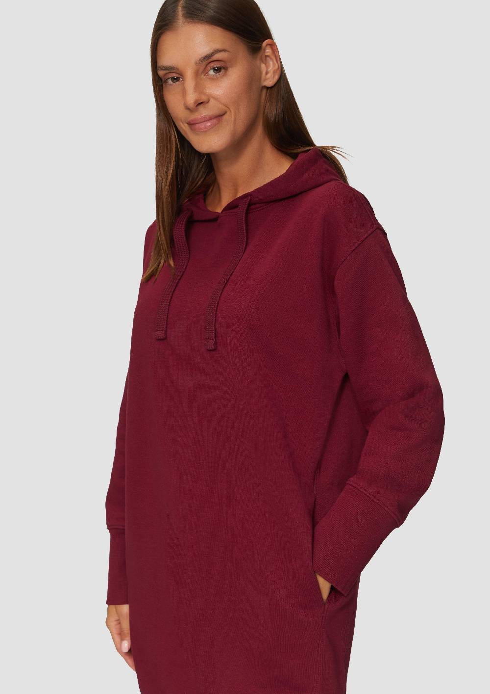 S.Oliver Sweatkleid Mit Eingrifftaschen Und Vorgesetzter Seitennaht