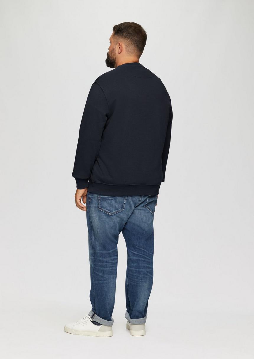 S.Oliver Sweatshirt Aus Baumwollmix Mit Logo-Detail