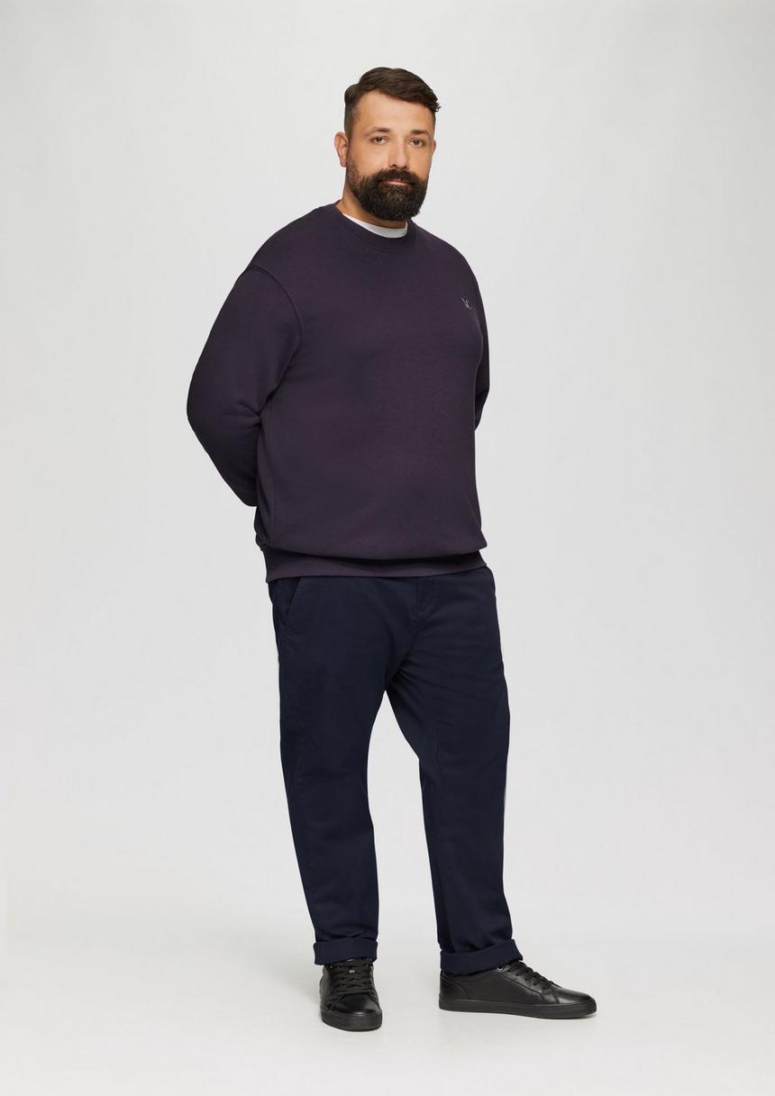 S.Oliver Sweatshirt Aus Baumwollmix Mit Logo-Detail