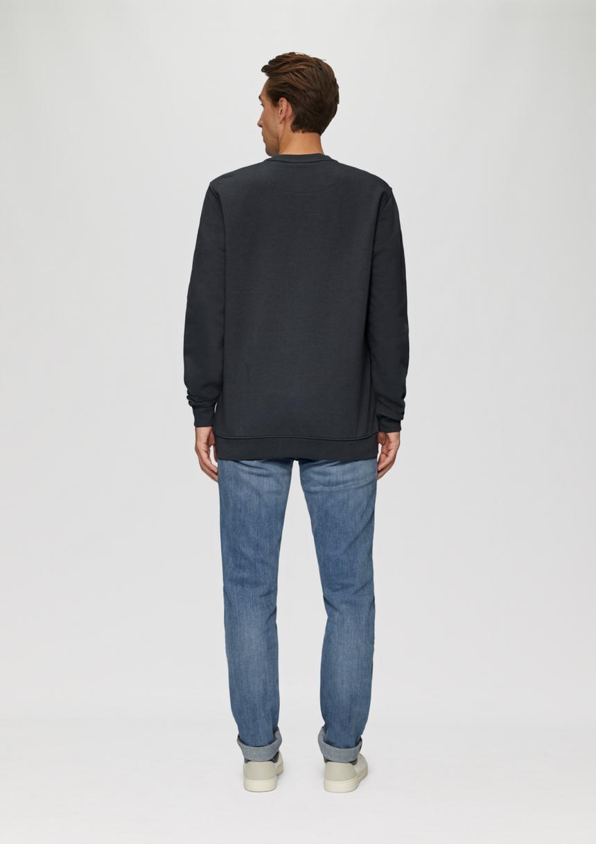 S.Oliver Sweatshirt Aus Baumwollmix Mit Logo-Detail