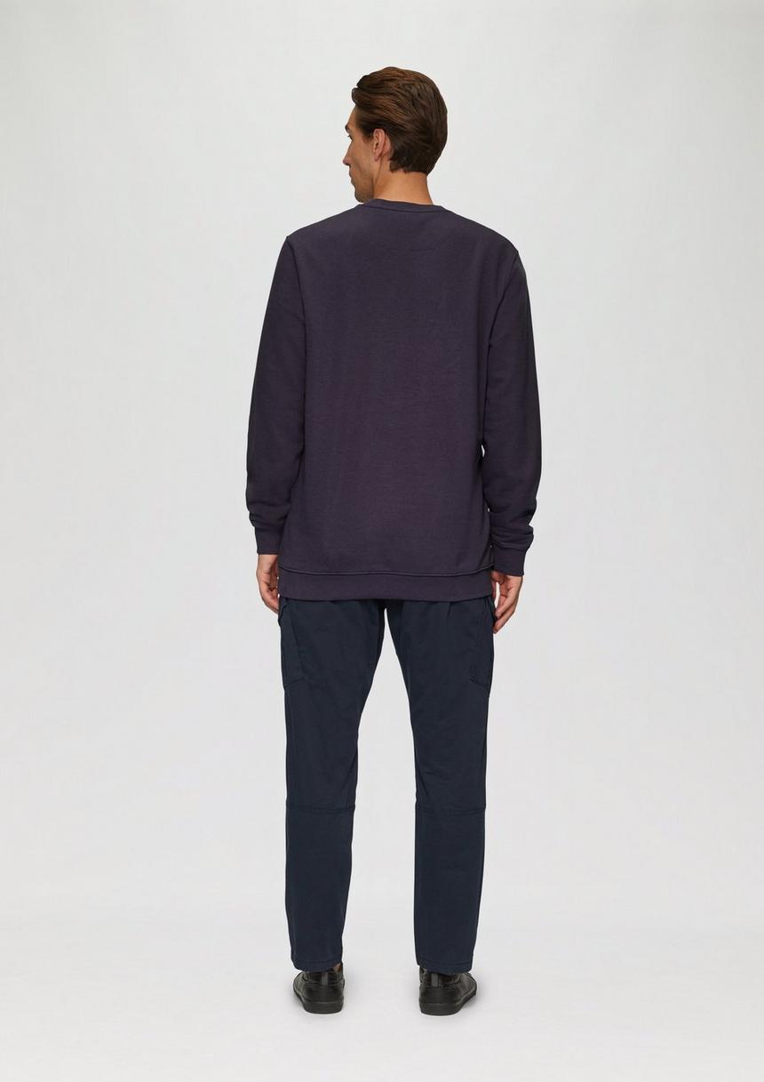 S.Oliver Sweatshirt Aus Baumwollmix Mit Logo-Detail