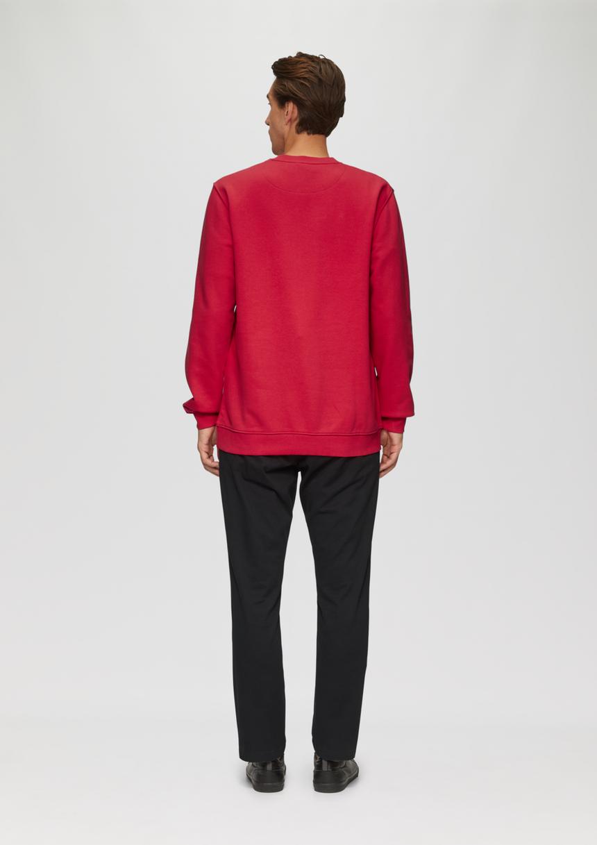 S.Oliver Sweatshirt Aus Baumwollmix Mit Logo-Detail