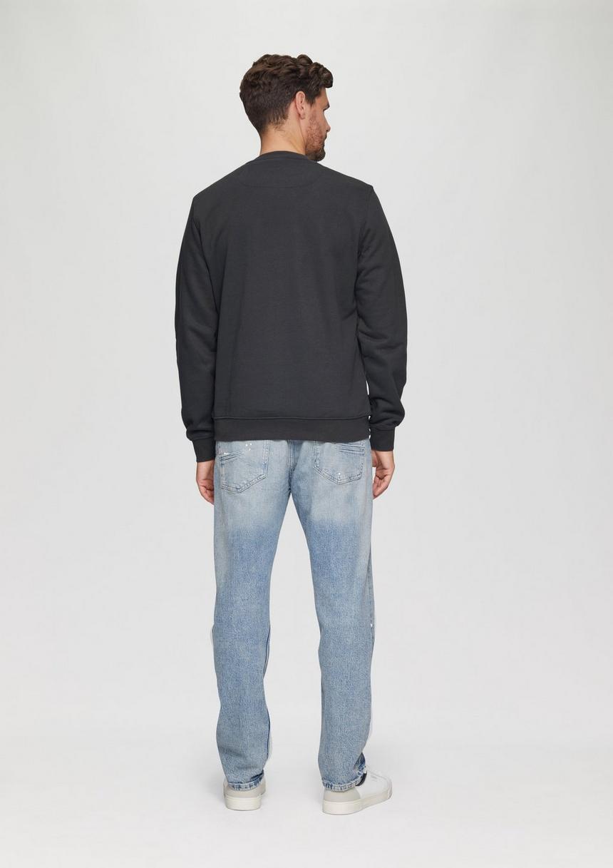 S.Oliver Sweatshirt Aus Baumwollmix Mit Logo-Detail