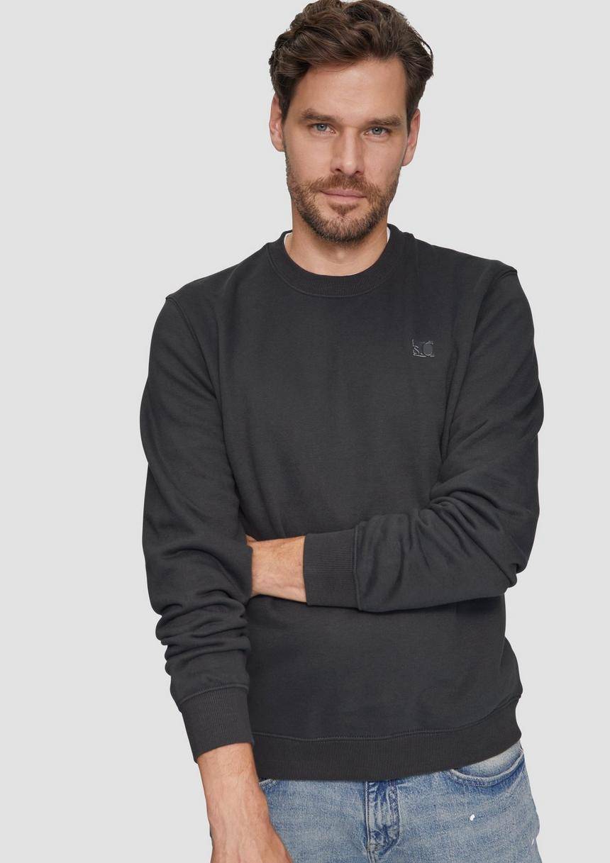 S.Oliver Sweatshirt Aus Baumwollmix Mit Logo-Detail