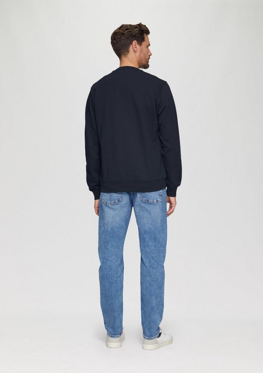 S.Oliver Sweatshirt Aus Baumwollmix Mit Logo-Detail