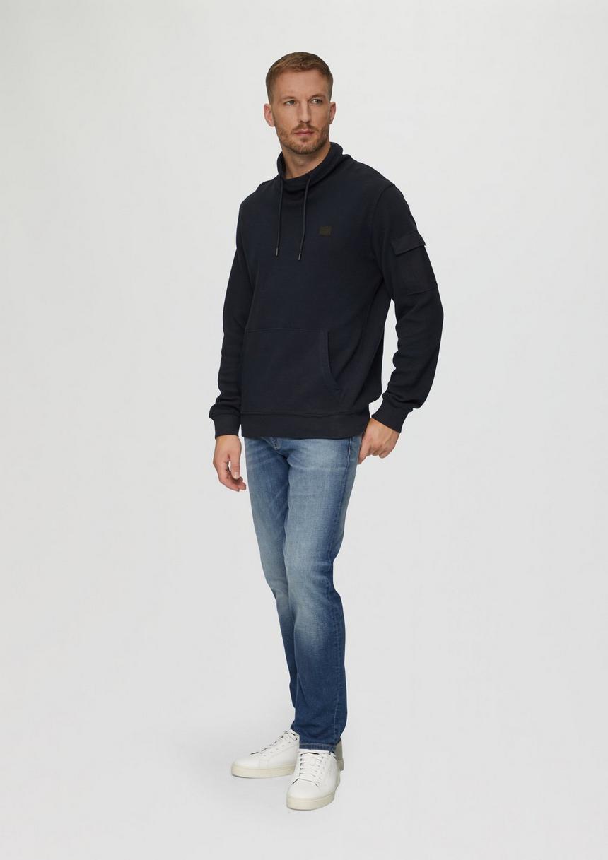 S.Oliver Sweatshirt Mit Kängurutasche Und Snood-Kragen