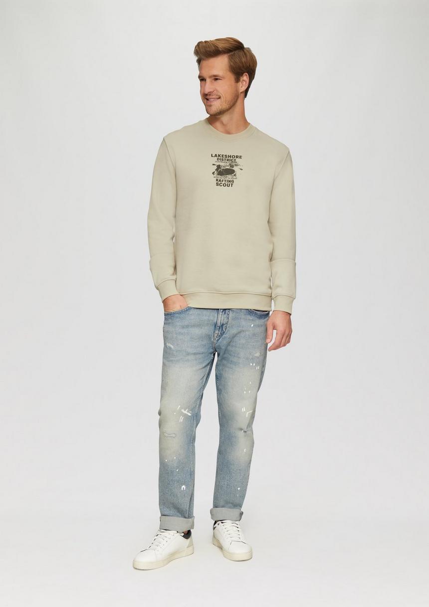 S.Oliver Sweatshirt Mit Stickerei Aus Weichem Baumwollmix