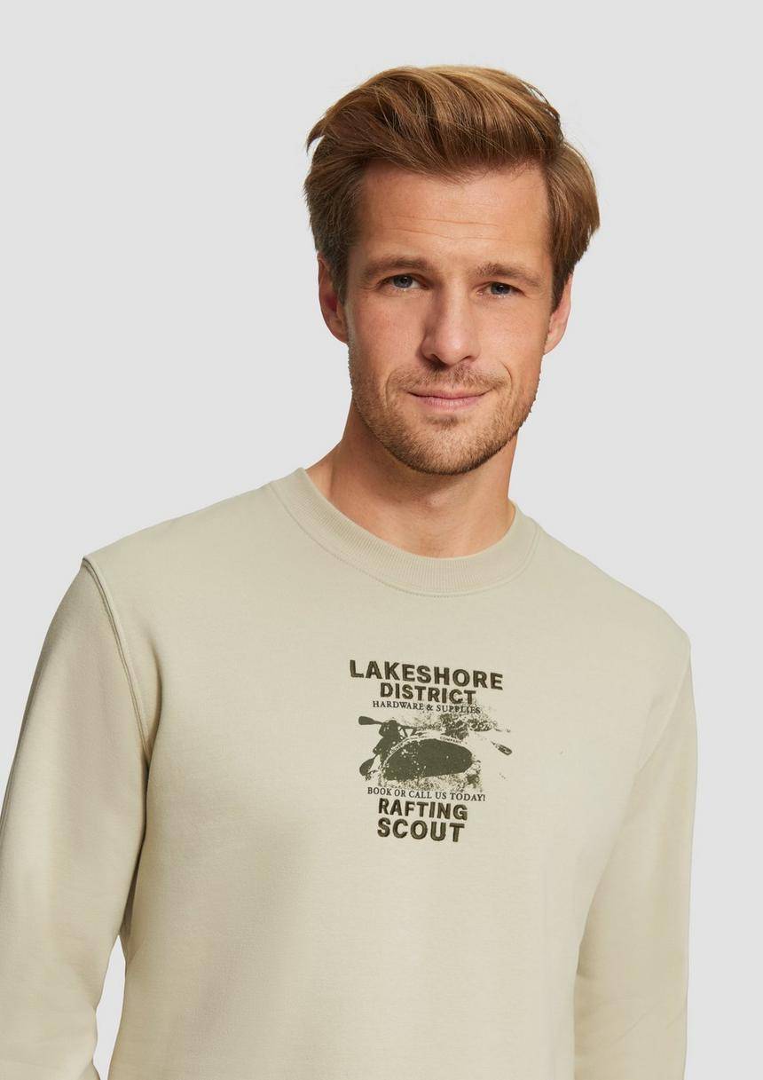S.Oliver Sweatshirt Mit Stickerei Aus Weichem Baumwollmix