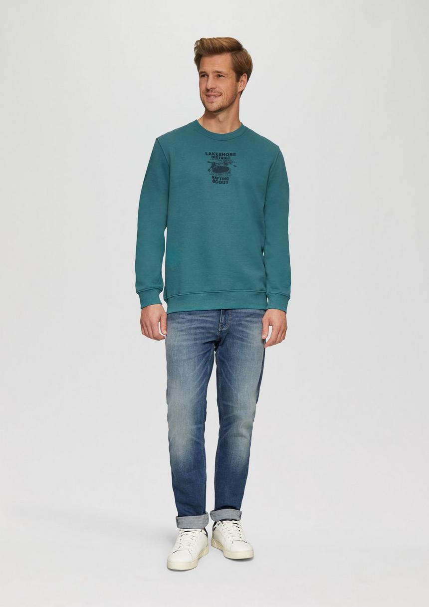 S.Oliver Sweatshirt Mit Stickerei Aus Weichem Baumwollmix