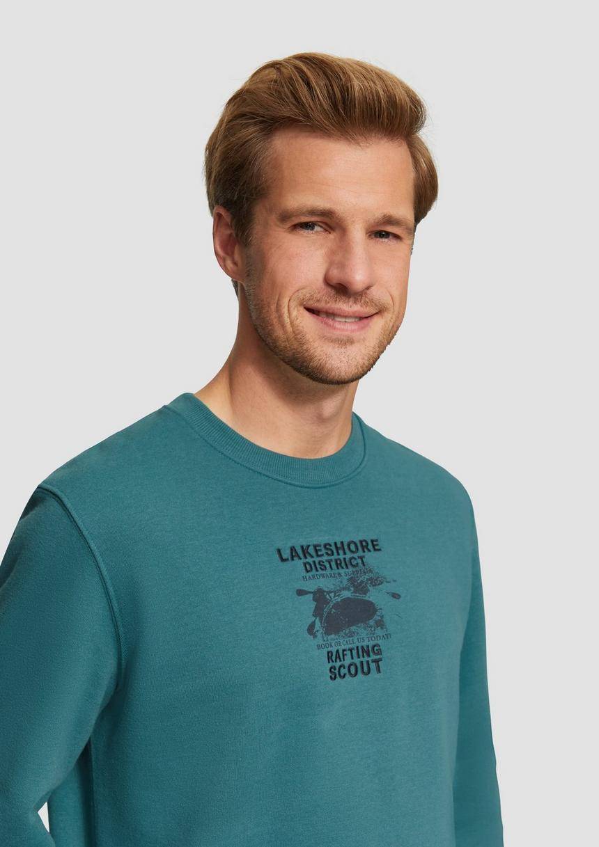 S.Oliver Sweatshirt Mit Stickerei Aus Weichem Baumwollmix