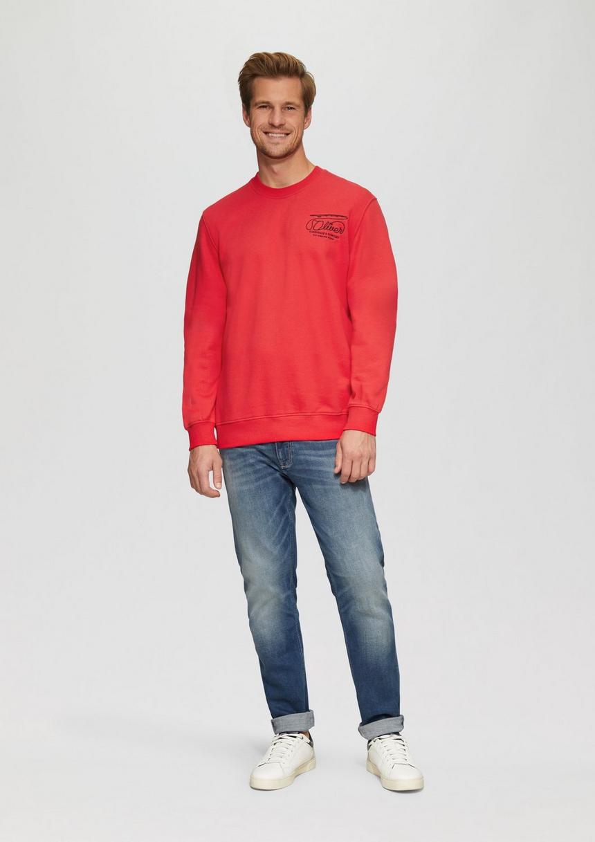 S.Oliver Sweatshirt Mit Stickerei Aus Weichem Baumwollmix