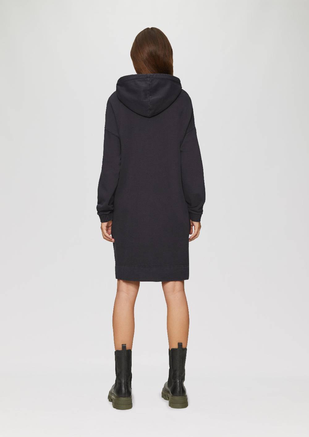 S.Oliver Sweatshirtkleid Mit Kapuze Und Eingrifftaschen