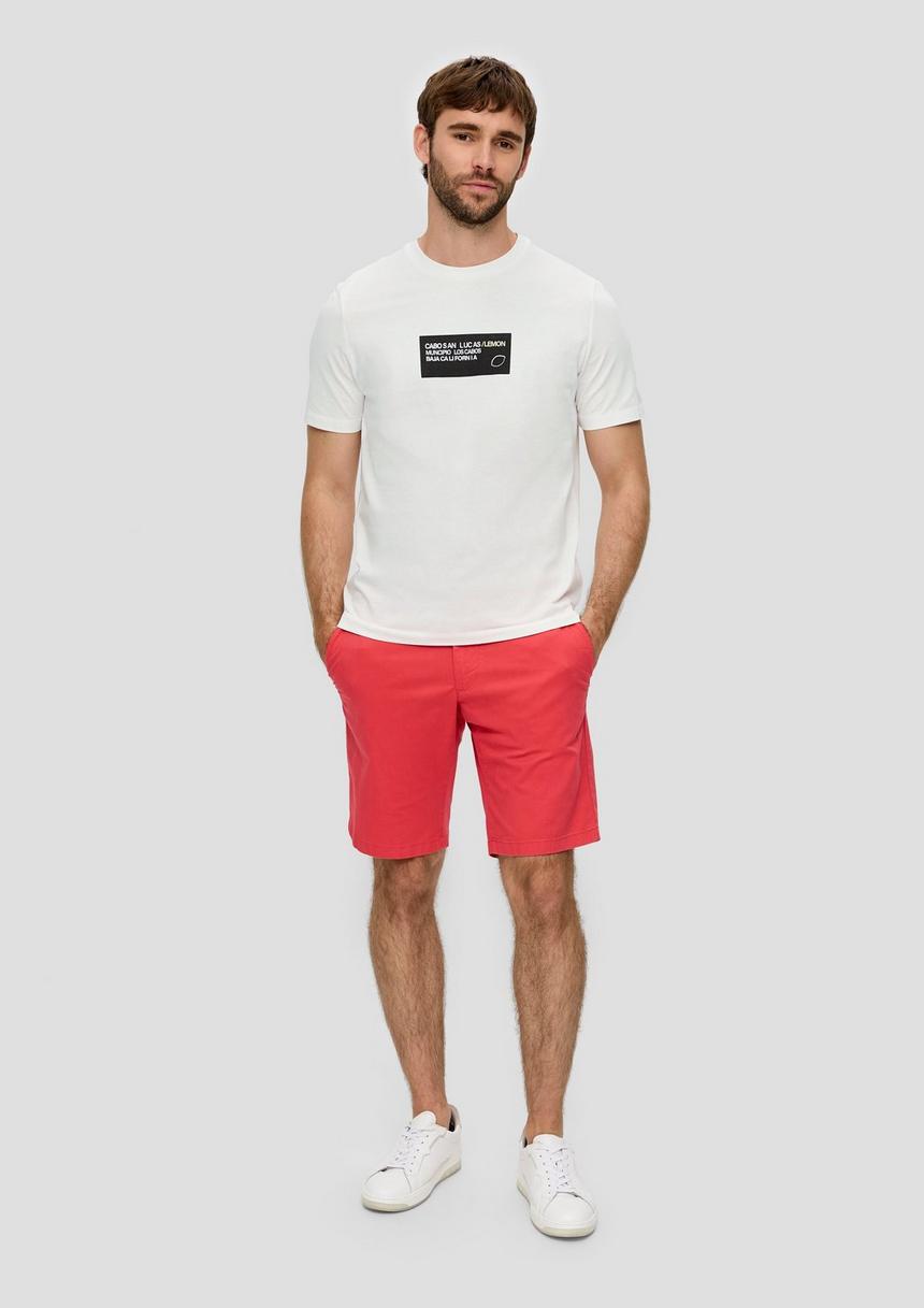 S.Oliver T-Shirt Aus Baumwoll-Jersey Mit Frontprint