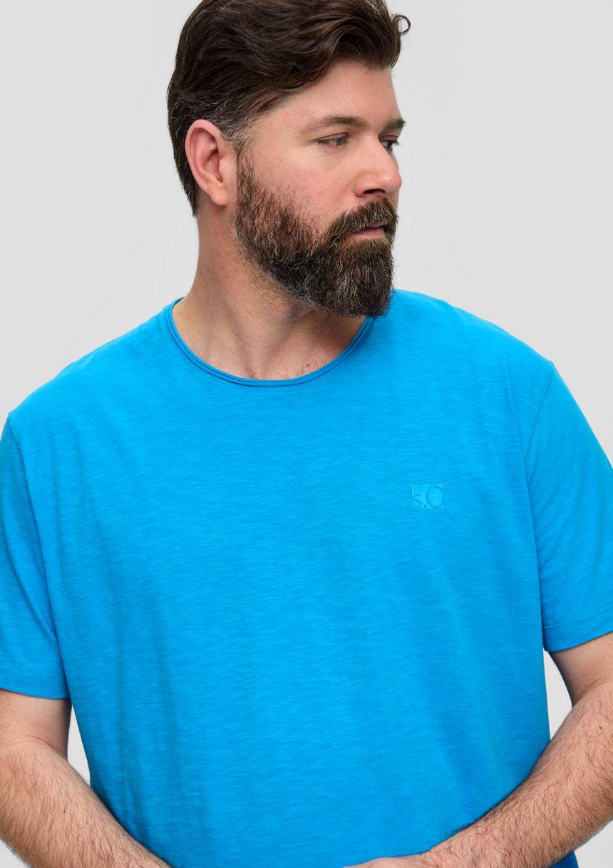 S.Oliver T-Shirt Aus Baumwoll-Jersey Mit Logo-Print