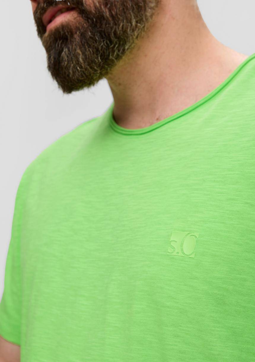 S.Oliver T-Shirt Aus Baumwoll-Jersey Mit Logo-Print
