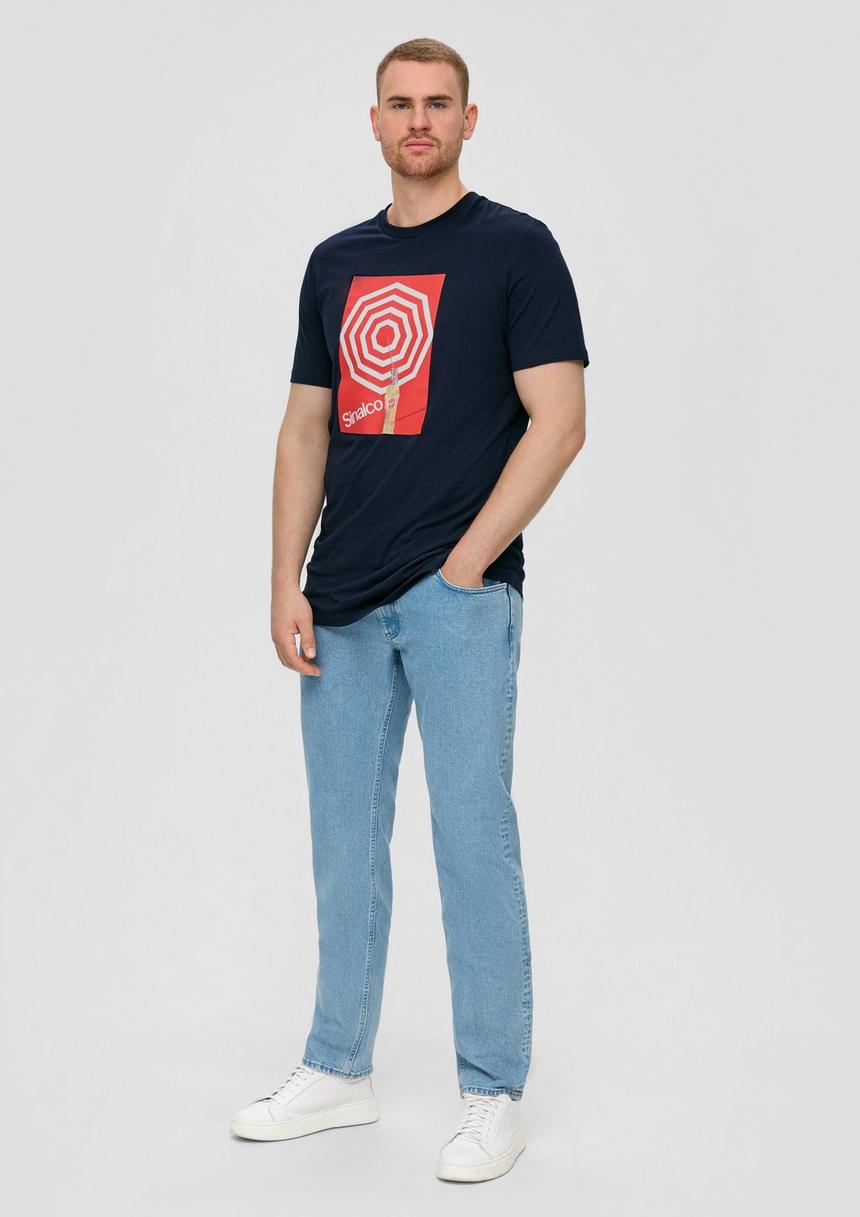 S.Oliver T-Shirt Aus Baumwoll-Jersey Mit Sinalco®-Print