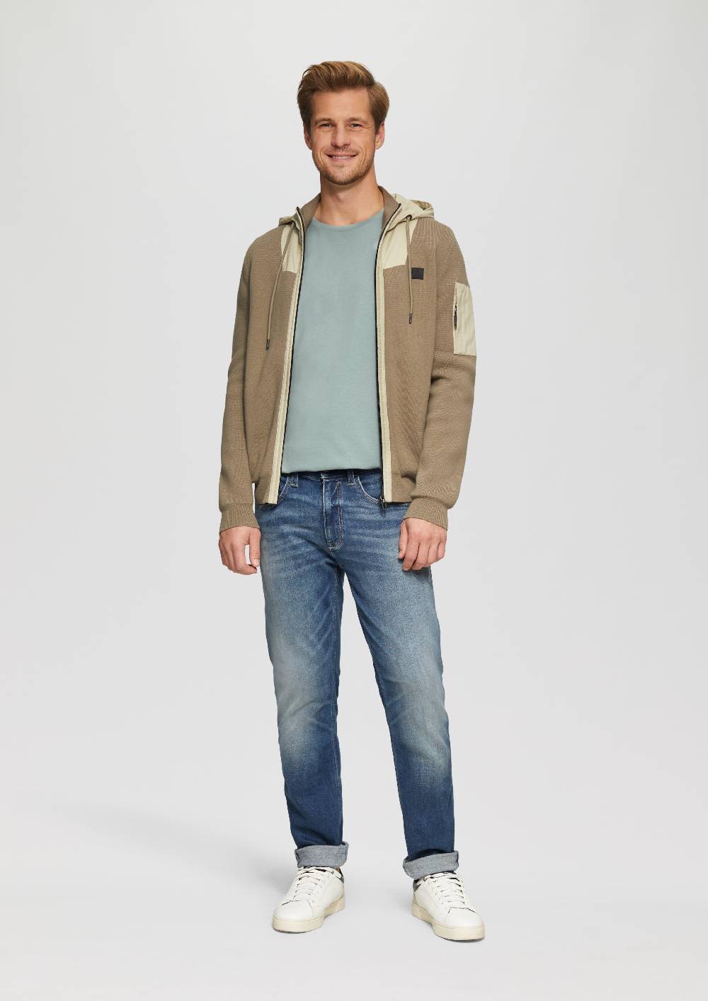 S.Oliver T-Shirt Aus Reiner Baumwolle Mit Logo-Print