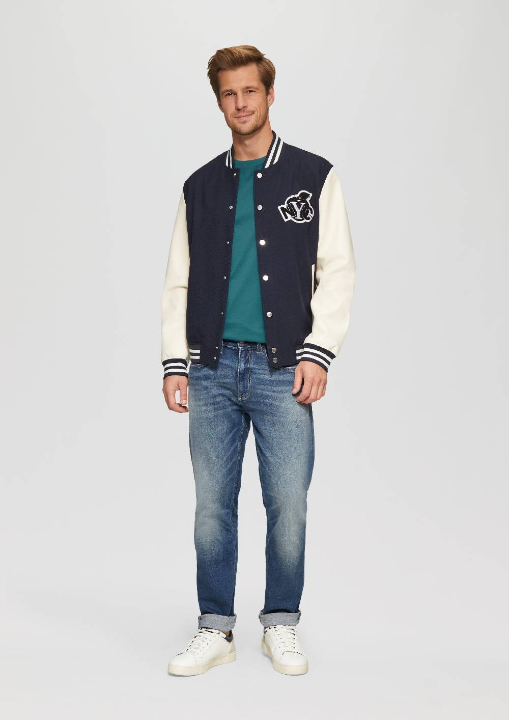 S.Oliver T-Shirt Aus Reiner Baumwolle Mit Logo-Print