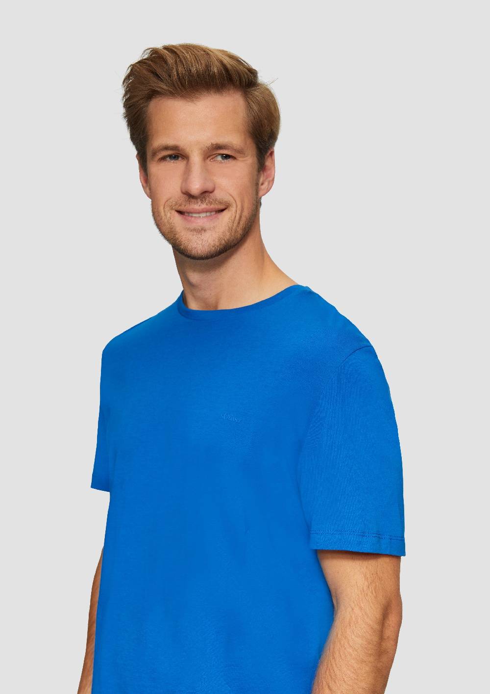 S.Oliver T-Shirt Aus Reiner Baumwolle Mit Logo-Print