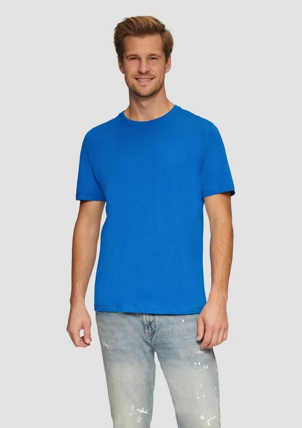 S.Oliver T-Shirt aus reiner Baumwolle mit Logo-Print