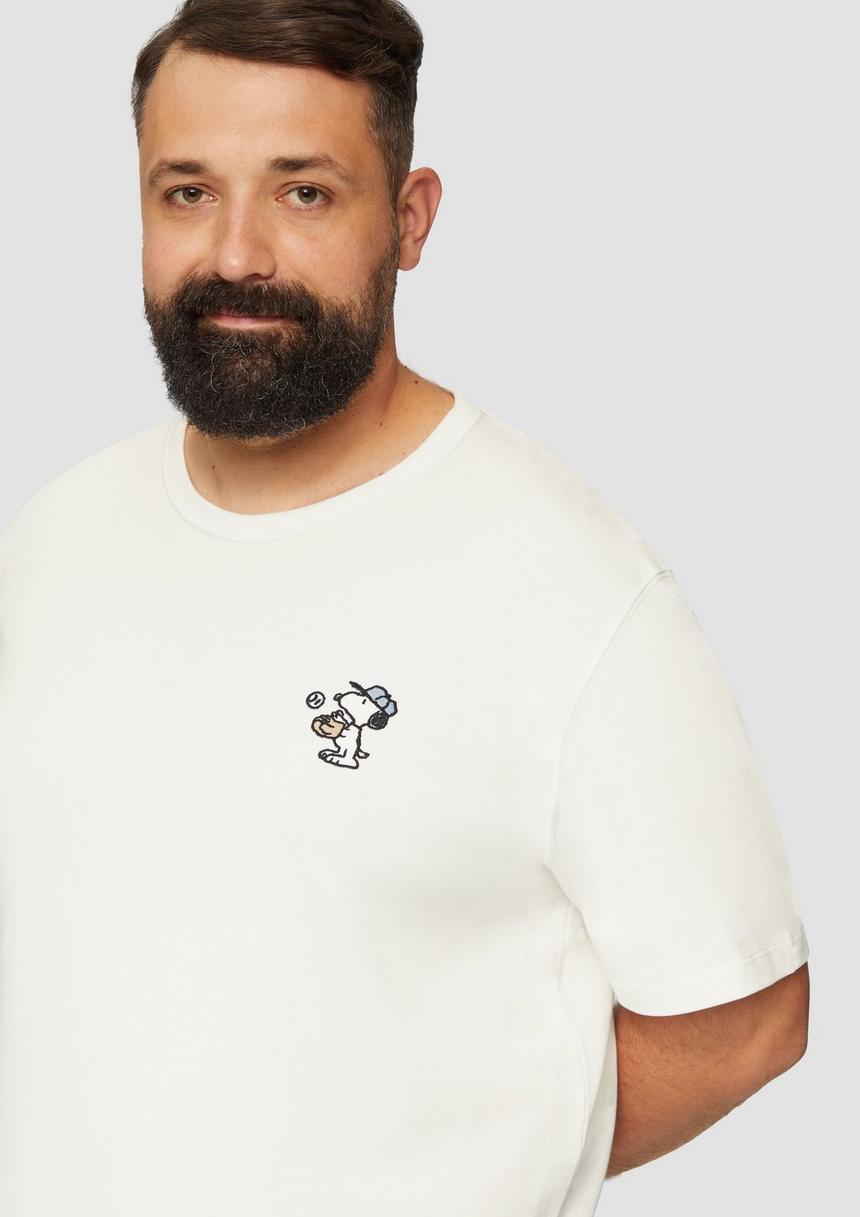 S.Oliver T-Shirt Aus Schwerer Jersey-Ware Mit Peanuts®-Motiv