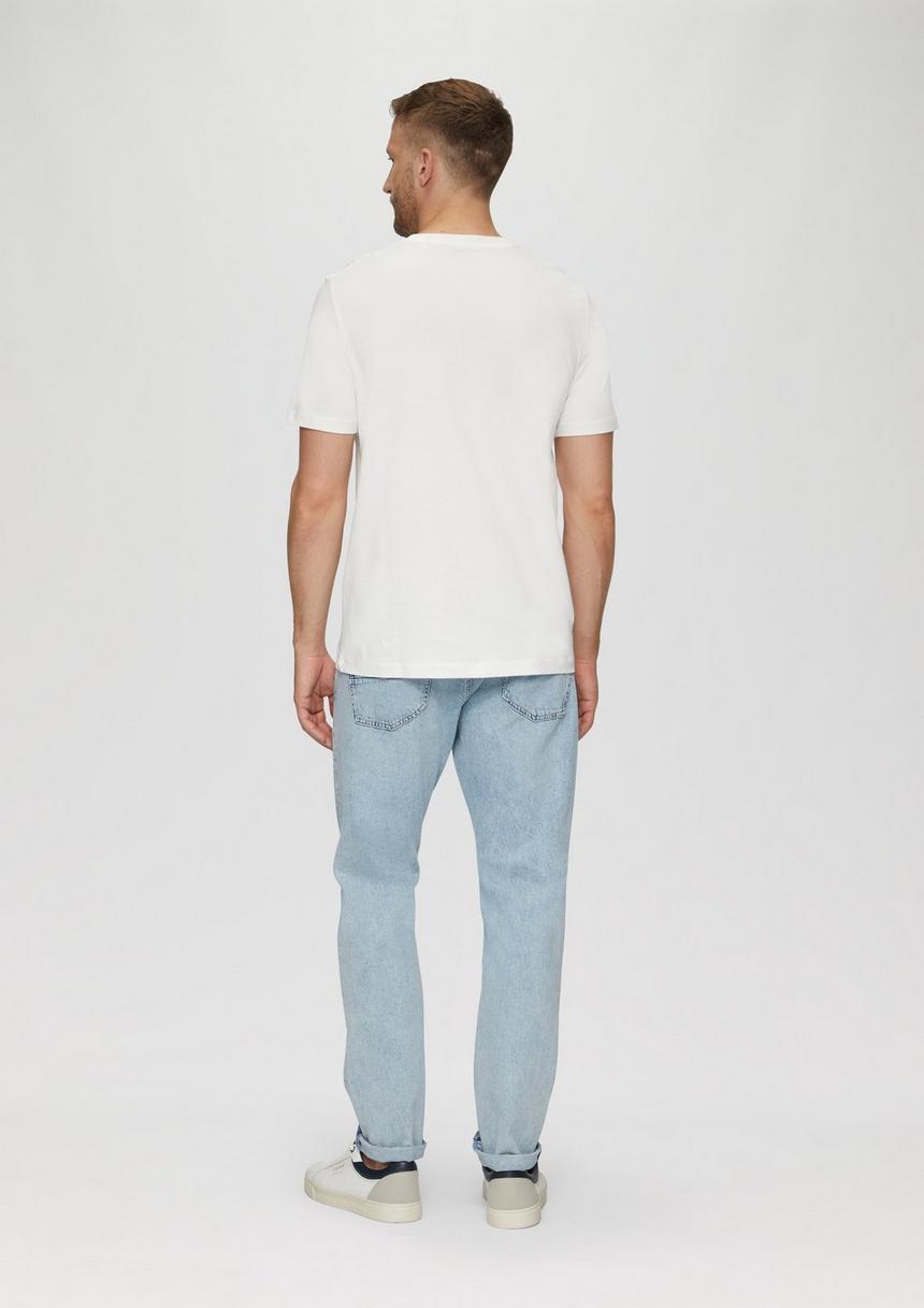 S.Oliver T-Shirt Mit Logo-Motiven Aus Reiner Baumwolle