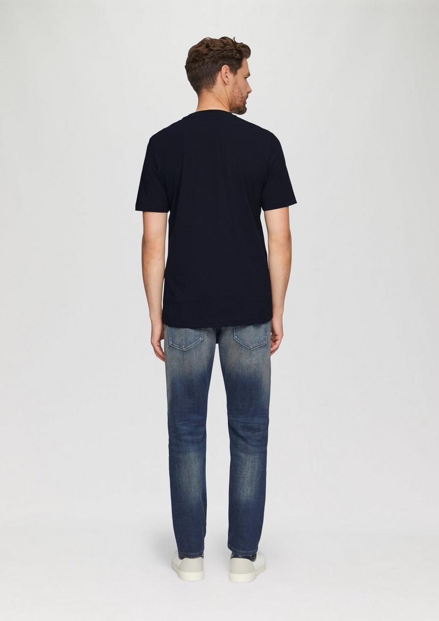 S.Oliver T-Shirt Mit Logo-Motiven Aus Reiner Baumwolle