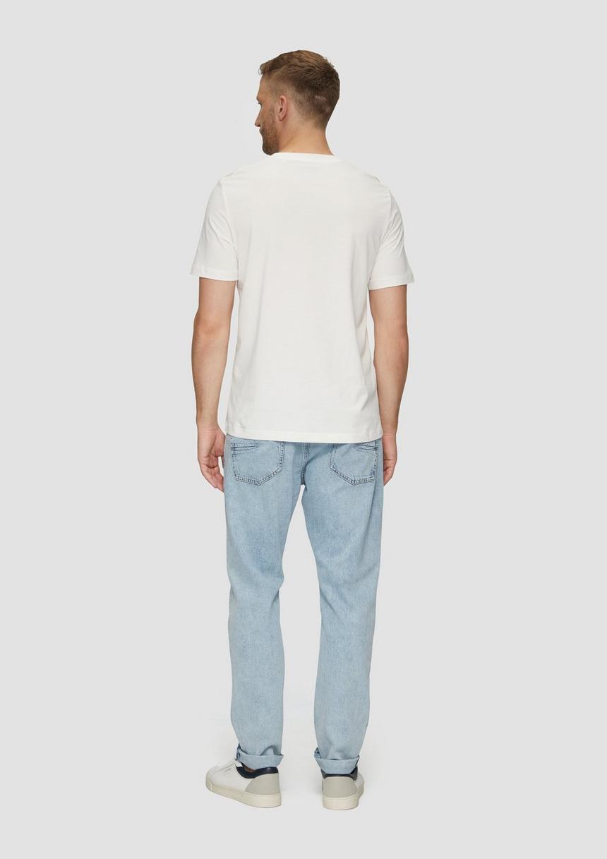 S.Oliver T-Shirt Mit Logo-Motiven Aus Reiner Baumwolle